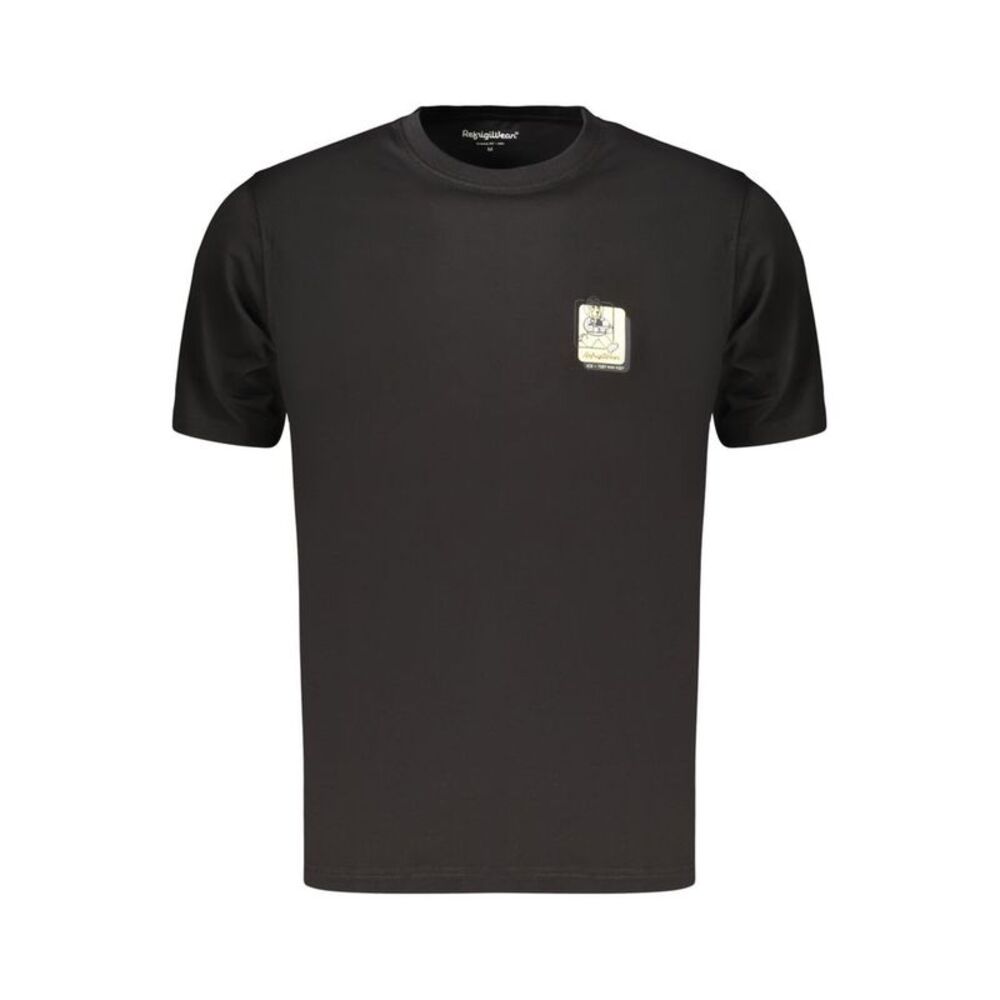 Refrigiwear Black Cotton Men's Men's T-Shirt